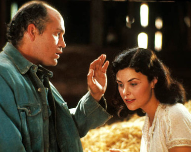 John Malkovich & Sherilyn Fenn in Of Mice and Men Poster and Photo