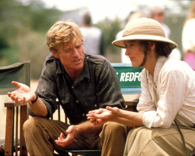 Robert Redford & Meryl Streep in Out of Africa Poster and Photo