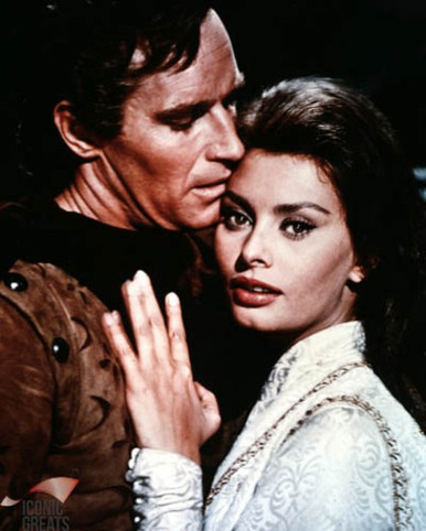 Charlton Heston & Sophia Loren in El Cid Poster and Photo