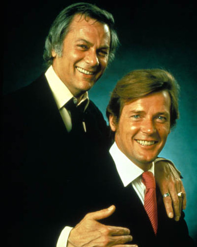 Roger Moore & Tony Curtis in The Persuaders Poster and Photo