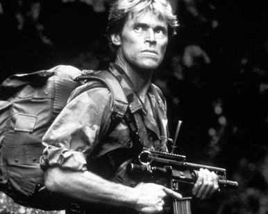 Willem Dafoe in Platoon Poster and Photo