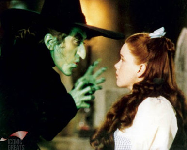 Judy Garland & Margaret Hamilton in The Wizard of Oz Poster and Photo