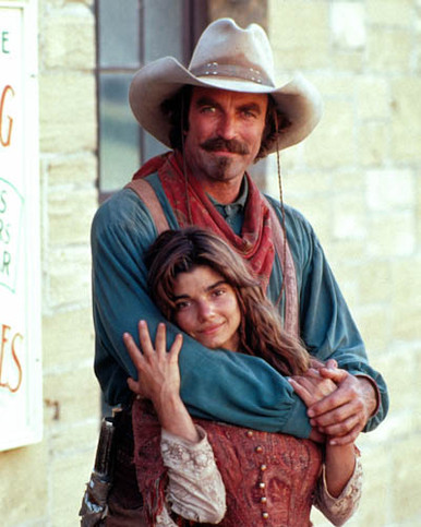 Tom Selleck & Laura San Giacomo in Quigley Down Under Poster and Photo