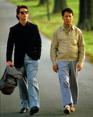 Dustin Hoffman & Tom Cruise in Rain Man Poster and Photo