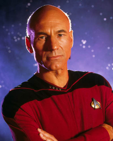 Patrick Stewart in Star Trek : The Next Generation Poster and Photo