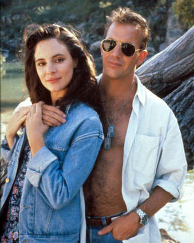 Kevin Costner & Madeleine Stowe in Revenge Poster and Photo
