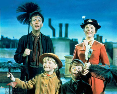 Julie Andrews & Dick Van Dyke in Mary Poppins Poster and Photo