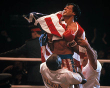 Sylvester Stallone in Rocky IV Poster and Photo