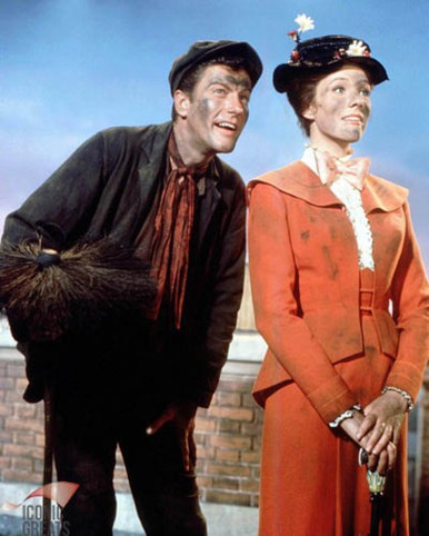 Julie Andrews & Dick Van Dyke in Mary Poppins Poster and Photo