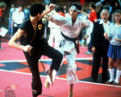 Ralph Macchio in The Karate Kid Poster and Photo