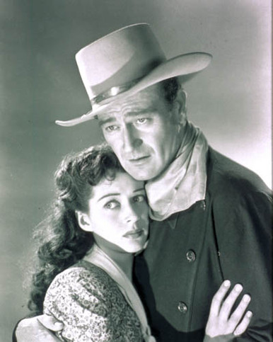 John Wayne & Gail Russell in Angel and the Badman Poster and Photo