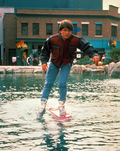 Michael J. Fox in Back to the Future Part II Poster and Photo