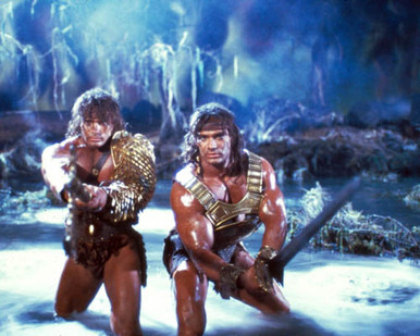 David Paul & Peter Paul in The Barbarian Brothers Poster and Photo