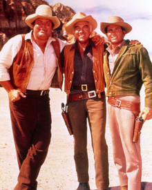 Lorne Greene & Michael Landon in Bonanza Poster and Photo