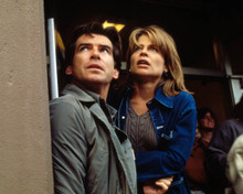 Pierce Brosnan & Linda Hamilton in Dante's Peak Poster and Photo