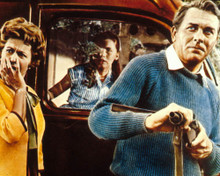 Howard Keel & Nicole Maurey in The Day of the Triffids (1963) Poster and Photo