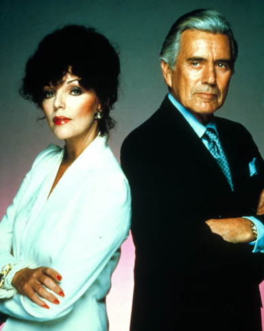 Joan Collins & John Forsythe in Dynasty Poster and Photo