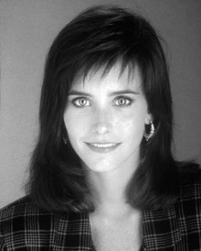 Courteney Cox in Family Ties Poster and Photo