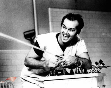 Jack Nicholson in One Flew Over the Cuckoo's Nest Poster and Photo