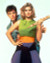 Luke Perry & Kristy Swanson in Buffy The Vampire Slayer (1992) Poster and Photo