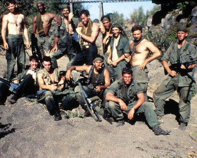 Cast in Platoon Poster and Photo