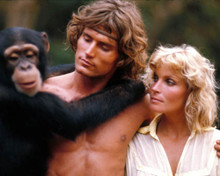 Bo Derek & Miles O'Keeffe in Tarzan the Ape Man (1981) Poster and Photo