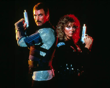 Tom Selleck & Cynthia Rhodes in Runaway Poster and Photo