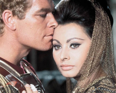 Sophia Loren & Stephen Boyd in The Fall of the Roman Empire Poster and Photo