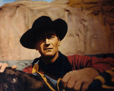 John Wayne in The Searchers Poster and Photo