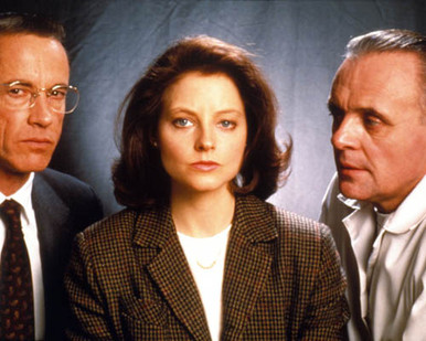 Anthony Hopkins & Jodie Foster in Silence of the Lambs Poster and Photo