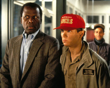 River Phoenix & Sidney Poitier in Sneakers Poster and Photo