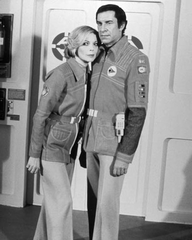 Martin Landau & Barbara Bain in Space: 1999 Poster and Photo