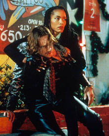 Ralph Fiennes & Angela Bassett in Strange Days Poster and Photo