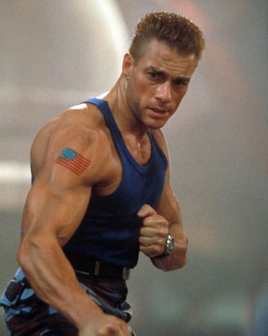 Jean-Claude Van Damme in Street Fighter Poster and Photo