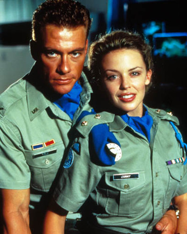 Jean-Claude Van Damme & Kylie Minogue in Street Fighter Poster and Photo