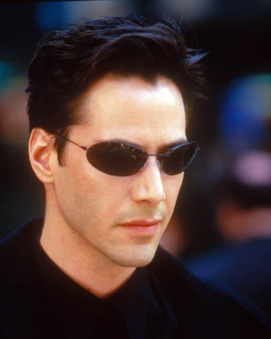 Keanu Reeves in The Matrix Poster and Photo