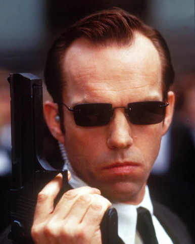 Hugo Weaving in The Matrix Poster and Photo