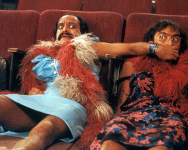 Cheech Marin a.k.a. Richard Marin & Tommy Chong in Things Are Tough All Over Poster and Photo