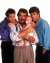 Tom Selleck & Ted Danson in Three Men and a Baby Poster and Photo