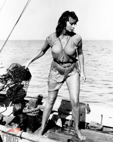 Sophia Loren in Boy On a Dolphin Poster and Photo