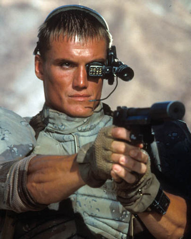 Dolph Lundgren in Universal Soldier Poster and Photo