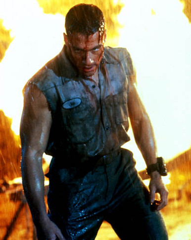 Jean-Claude Van Damme in Universal Soldier Poster and Photo