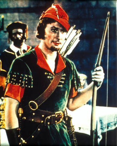 Errol Flynn in The Adventures of Robin Hood Poster and Photo