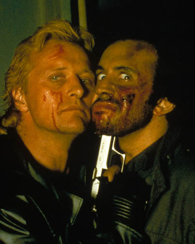 Rutger Hauer & Gene Simmons in Wanted Dead or Alive (1986) Poster and Photo