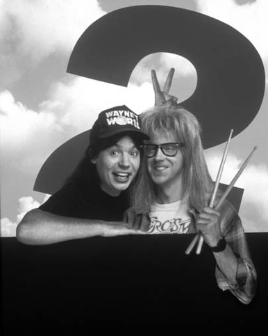 Mike Myers & Dana Carvey in Wayne's World 2 Poster and Photo
