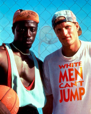 Woody Harrelson & Wesley Snipes in White Men Can't Jump Poster and Photo