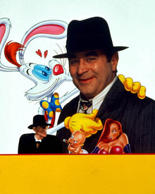 Bob Hoskins in Who Framed Roger Rabbit Poster and Photo