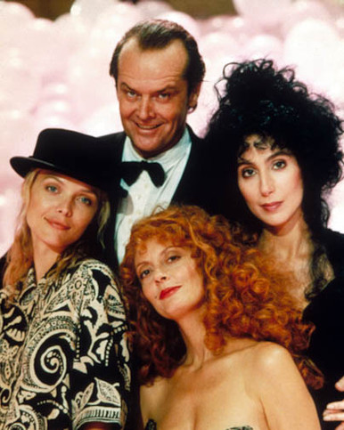 Jack Nicholson & Cher in The Witches of Eastwick Poster and Photo