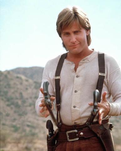 Emilio Estevez in Young Guns II Poster and Photo
