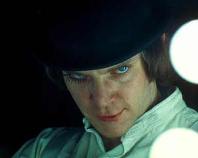 Malcolm McDowell in A Clockwork Orange Poster and Photo